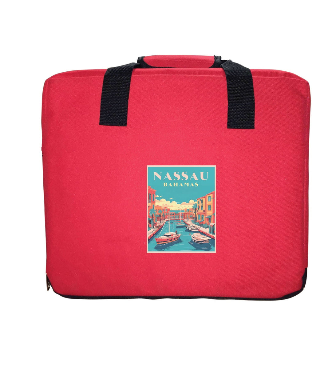 Nassau the Bahamas Design B Souvenir Destination Seat Cushion Image 2