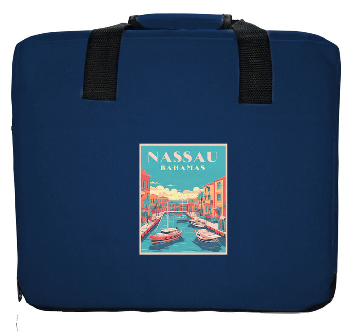 Nassau the Bahamas Design B Souvenir Destination Seat Cushion Image 3