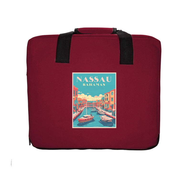 Nassau the Bahamas Design B Souvenir Destination Seat Cushion Image 4