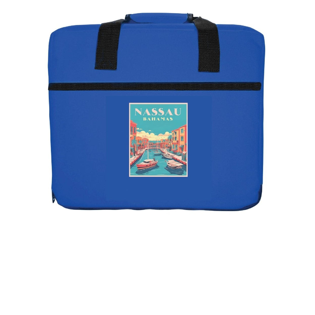 Nassau the Bahamas Design B Souvenir Destination Seat Cushion Image 1