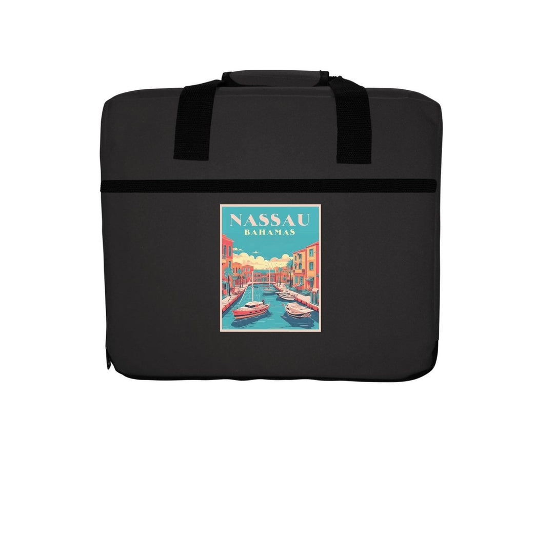 Nassau the Bahamas Design B Souvenir Destination Seat Cushion Image 1