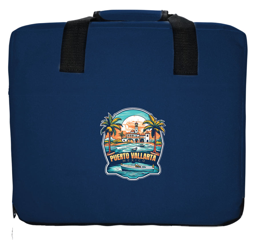 Puerto Vallarta Mexico Design A Souvenir Destination Seat Cushion Image 1