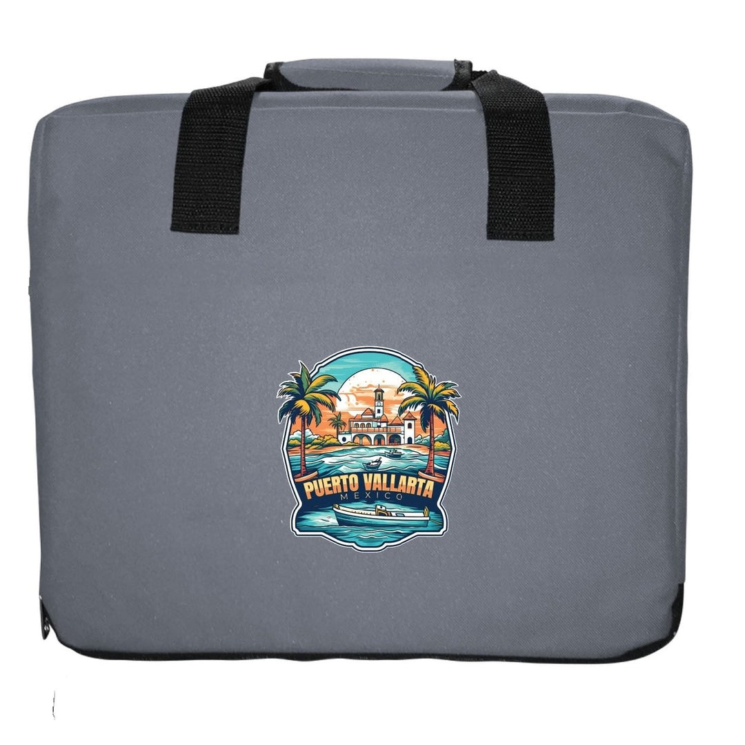 Puerto Vallarta Mexico Design A Souvenir Destination Seat Cushion Image 1