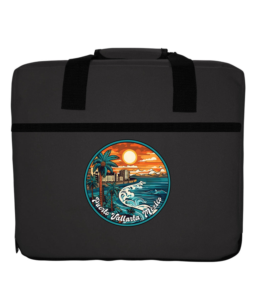 Puerto Vallarta Mexico Design B Souvenir Destination Seat Cushion Image 2