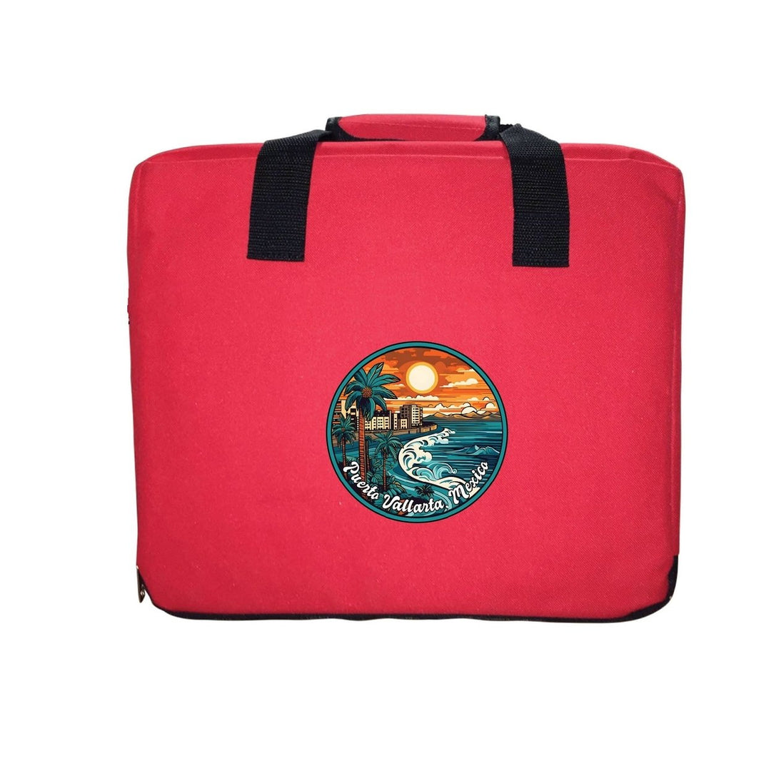 Puerto Vallarta Mexico Design B Souvenir Destination Seat Cushion Image 1