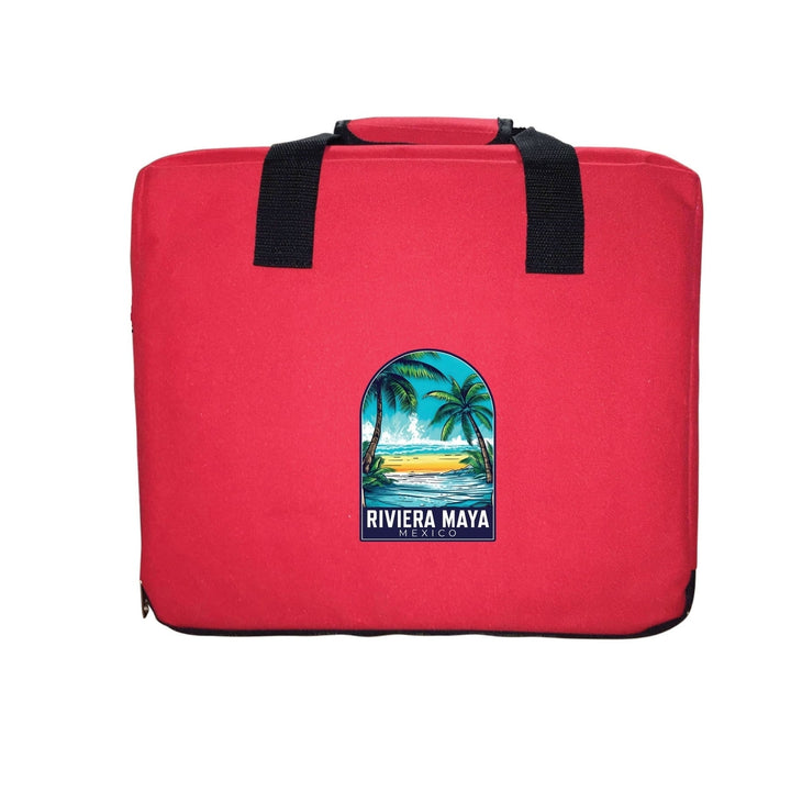 Riviera Maya Mexico Design B Souvenir Destination Seat Cushion Image 2