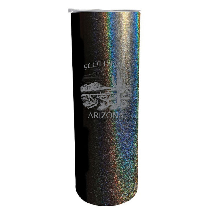 Scottsdale Arizona Souvenir 20 oz Engraved Insulated Stainless Steel Skinny Tumbler Image 6