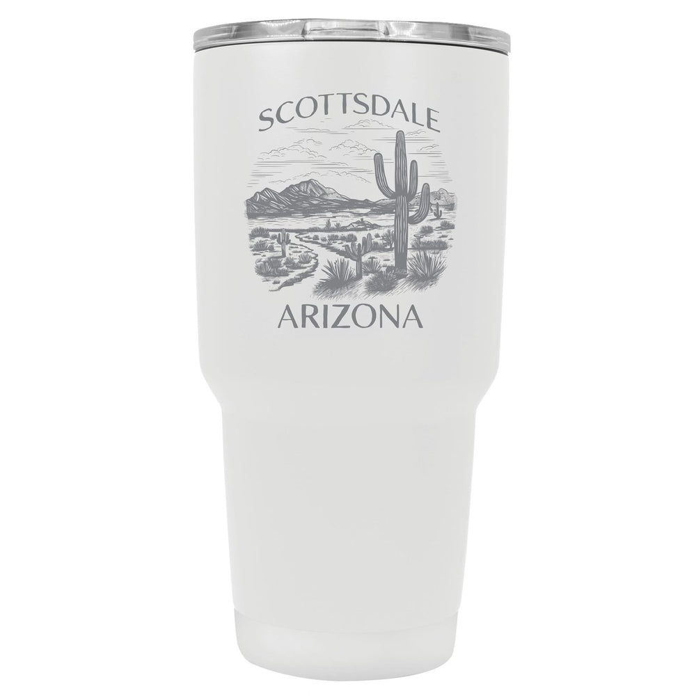 Scottsdale Arizona Souvenir 24 oz Engraved Insulated Stainless Steel Tumbler Image 2