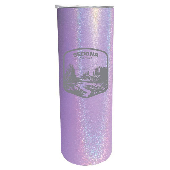 Sedona Arizona Souvenir 20 oz Engraved Insulated Stainless Steel Skinny Tumbler Image 3