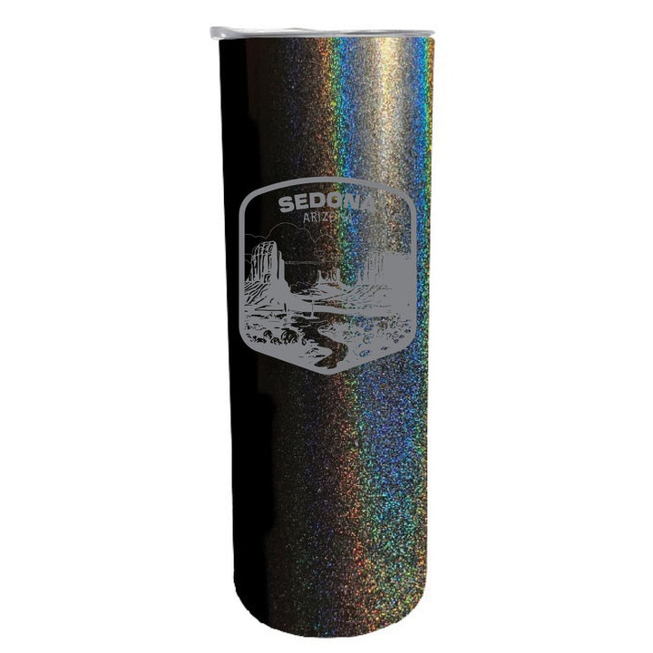 Sedona Arizona Souvenir 20 oz Engraved Insulated Stainless Steel Skinny Tumbler Image 4