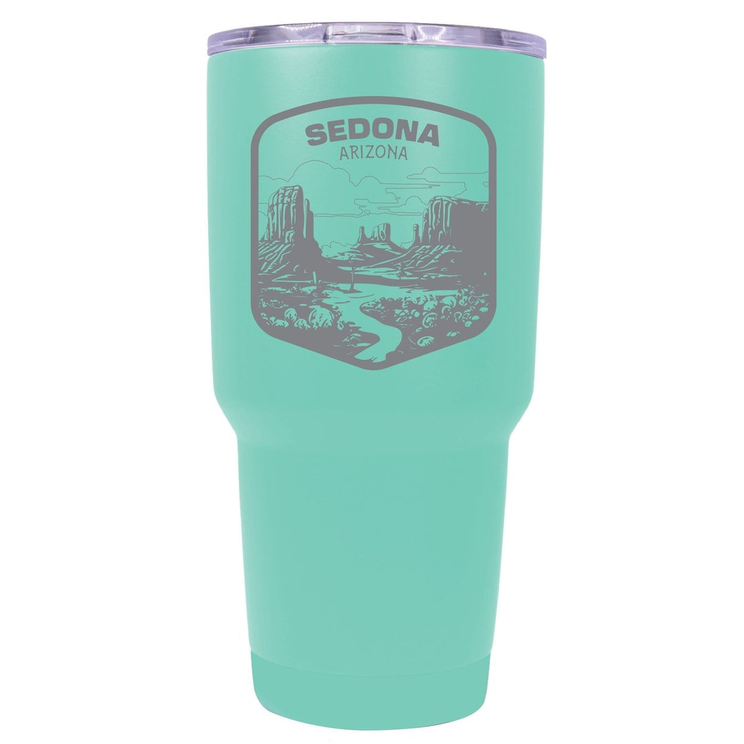 Sedona Arizona Souvenir 24 oz Engraved Insulated Stainless Steel Tumbler Image 1