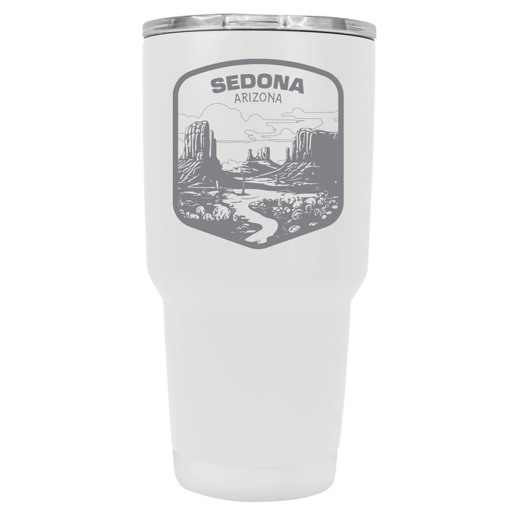 Sedona Arizona Souvenir 24 oz Engraved Insulated Stainless Steel Tumbler Image 1