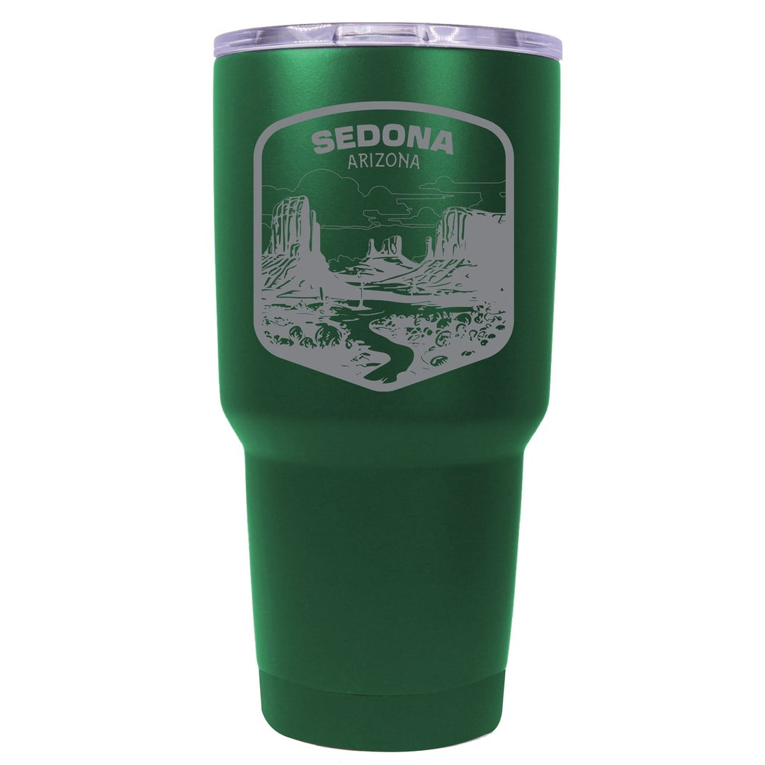 Sedona Arizona Souvenir 24 oz Engraved Insulated Stainless Steel Tumbler Image 1