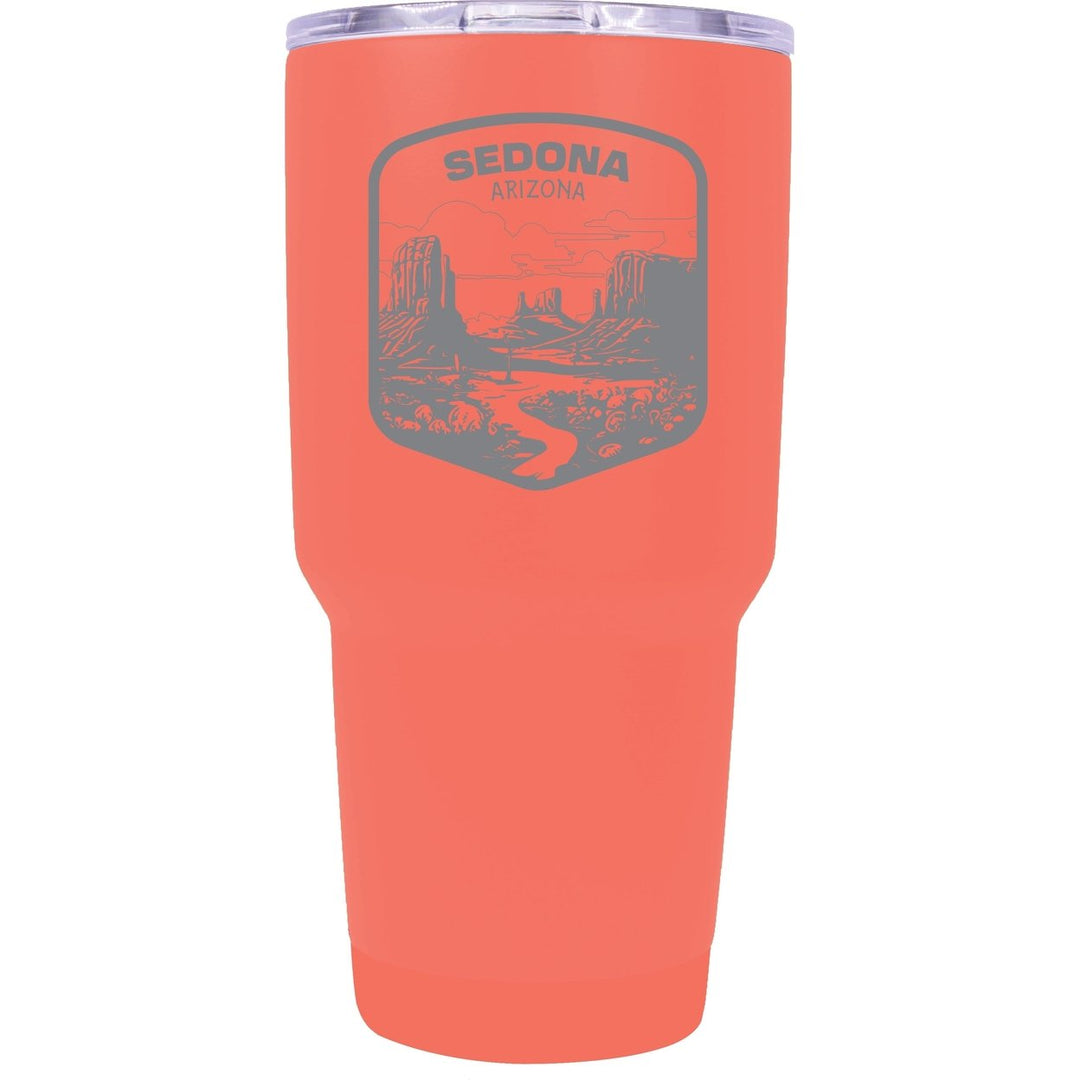 Sedona Arizona Souvenir 24 oz Engraved Insulated Stainless Steel Tumbler Image 1