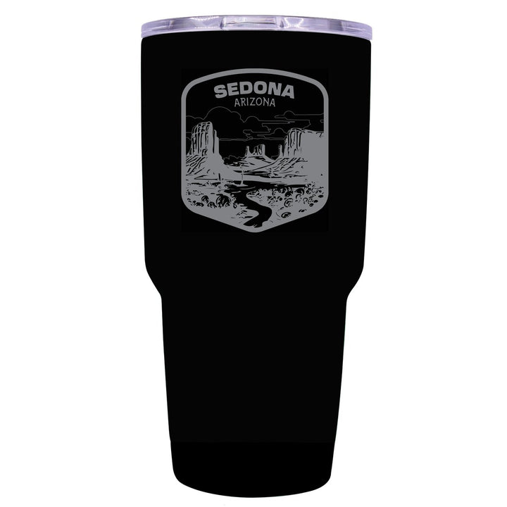 Sedona Arizona Souvenir 24 oz Engraved Insulated Stainless Steel Tumbler Image 1