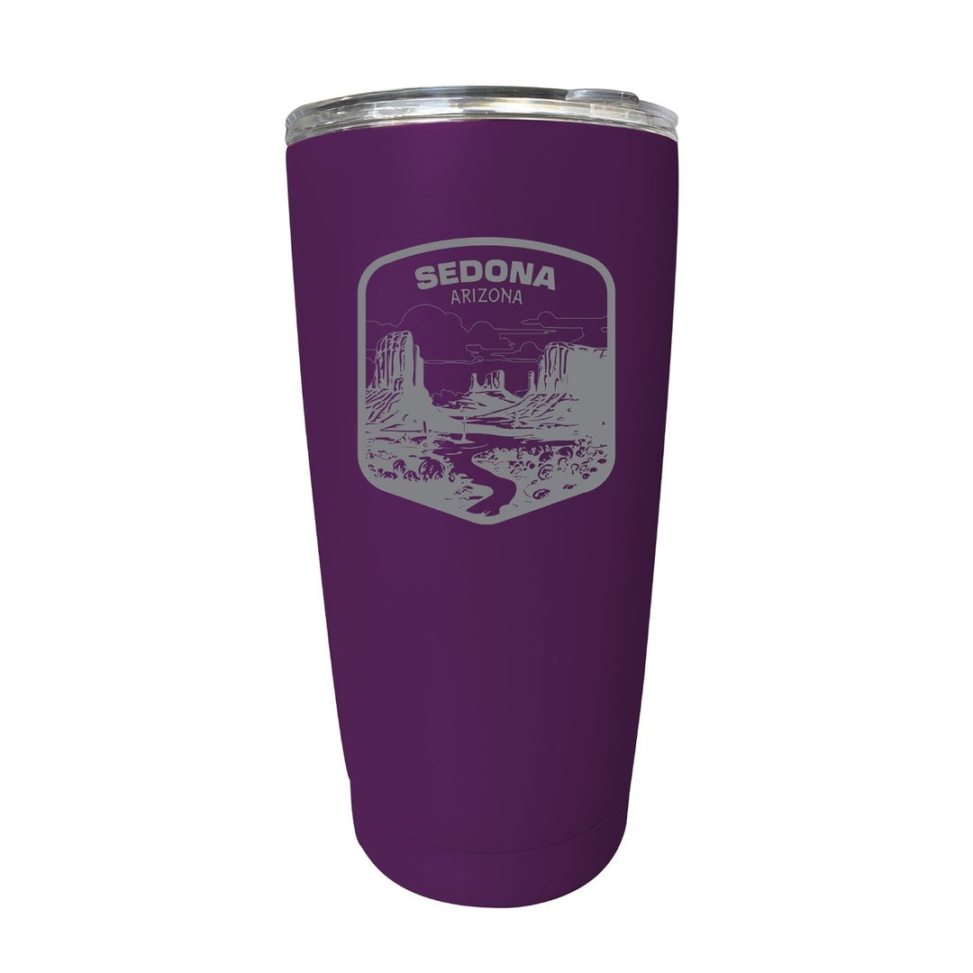 Sedona Arizona Souvenir 16 oz Engraved Stainless Steel Insulated Tumbler Image 2