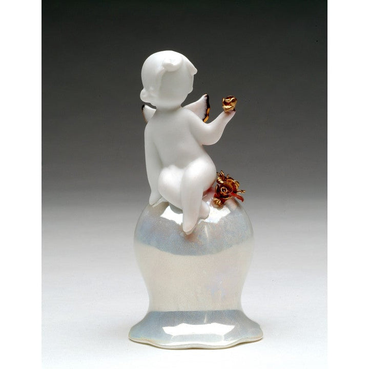 Ceramic Cherub Angel Bell 3.75 inches Religious Image 3