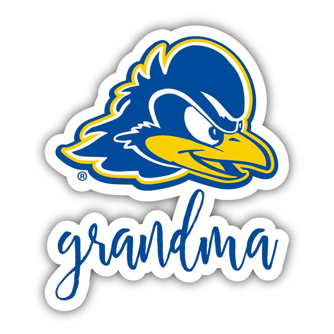 Delaware Blue Hens Proud Grandma 4-Inch NCAA High-Definition Magnet - Versatile Metallic Surface Adornment Image 1