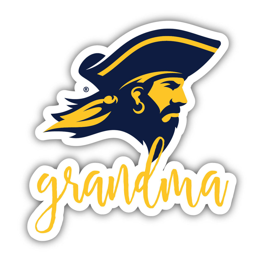 East Tennessee State University Proud Grandma 4-Inch NCAA High-Definition Magnet - Versatile Metallic Surface Adornment Image 1