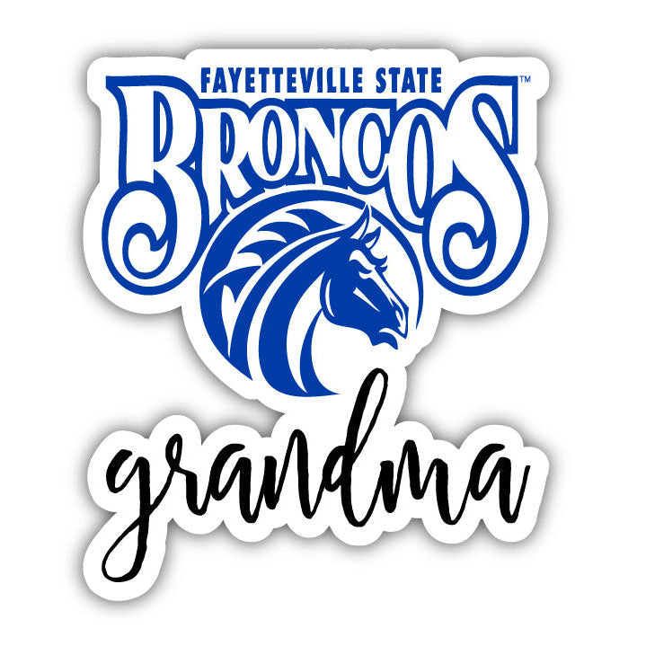 Fayetteville State University Proud Grandma 4-Inch NCAA High-Definition Magnet - Versatile Metallic Surface Adornment Image 1