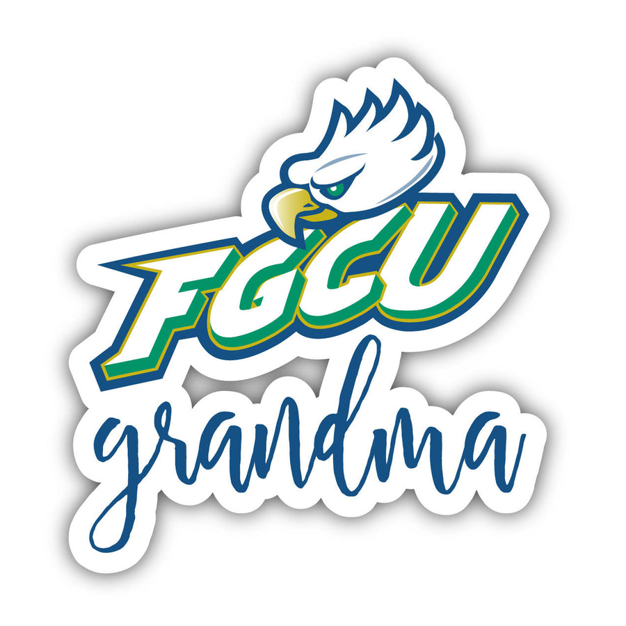 Florida Gulf Coast Eagles Proud Grandma 4-Inch NCAA High-Definition Magnet - Versatile Metallic Surface Adornment Image 1