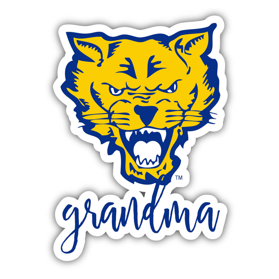 Fort Valley State University Proud Grandma 4-Inch NCAA High-Definition Magnet - Versatile Metallic Surface Adornment Image 1