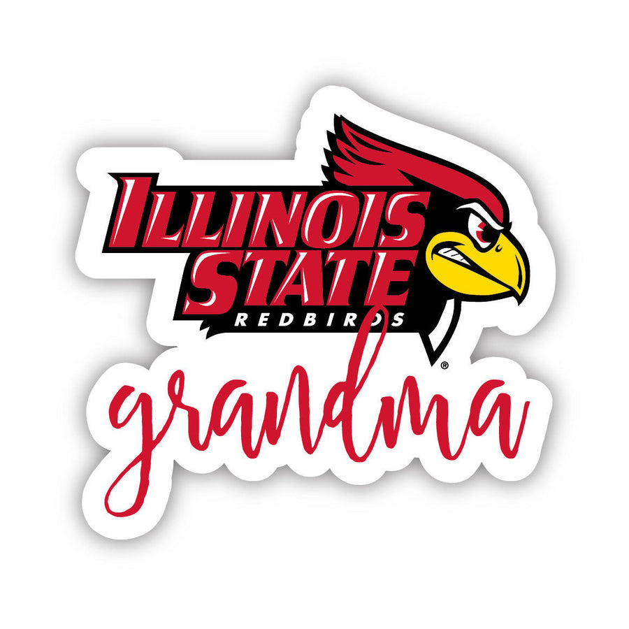 Illinois State Redbirds Proud Grandma 4-Inch NCAA High-Definition Magnet - Versatile Metallic Surface Adornment Image 1
