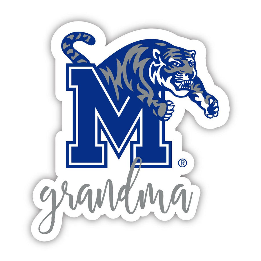 Memphis Tigers Proud Grandma 4-Inch NCAA High-Definition Magnet - Versatile Metallic Surface Adornment Image 1