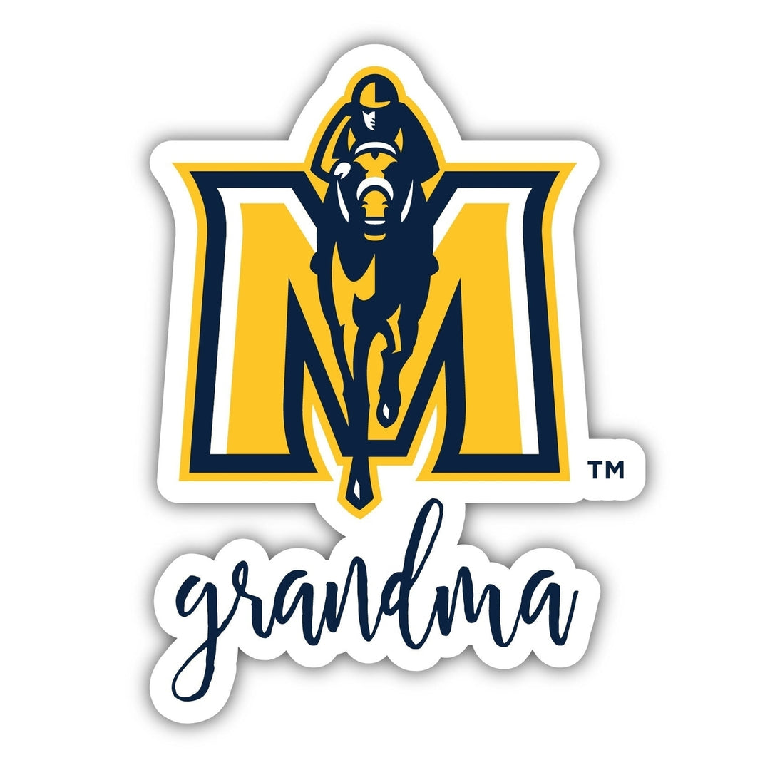 Murray State University Proud Grandma 4-Inch NCAA High-Definition Magnet - Versatile Metallic Surface Adornment Image 1