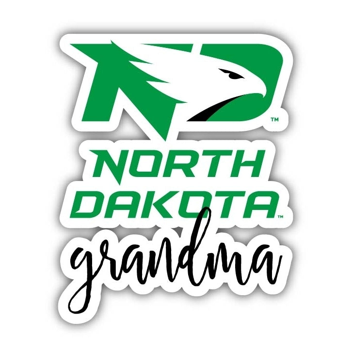 North Dakota Fighting Hawks Proud Grandma 4-Inch NCAA High-Definition Magnet - Versatile Metallic Surface Adornment Image 1