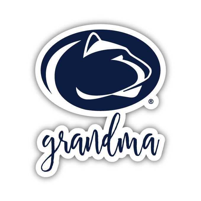 Penn State Nittany Lions Proud Grandma 4-Inch NCAA High-Definition Magnet - Versatile Metallic Surface Adornment Image 1