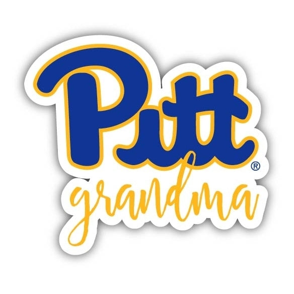 Pittsburgh Panthers Proud Grandma 4-Inch NCAA High-Definition Magnet - Versatile Metallic Surface Adornment Image 1