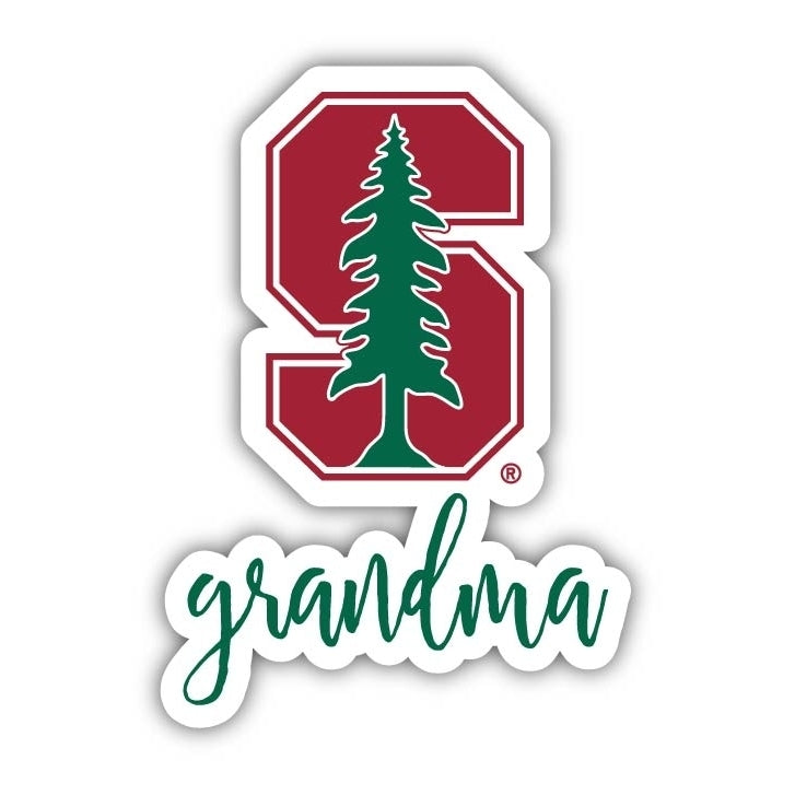 Stanford University Proud Grandma 4-Inch NCAA High-Definition Magnet - Versatile Metallic Surface Adornment Image 1