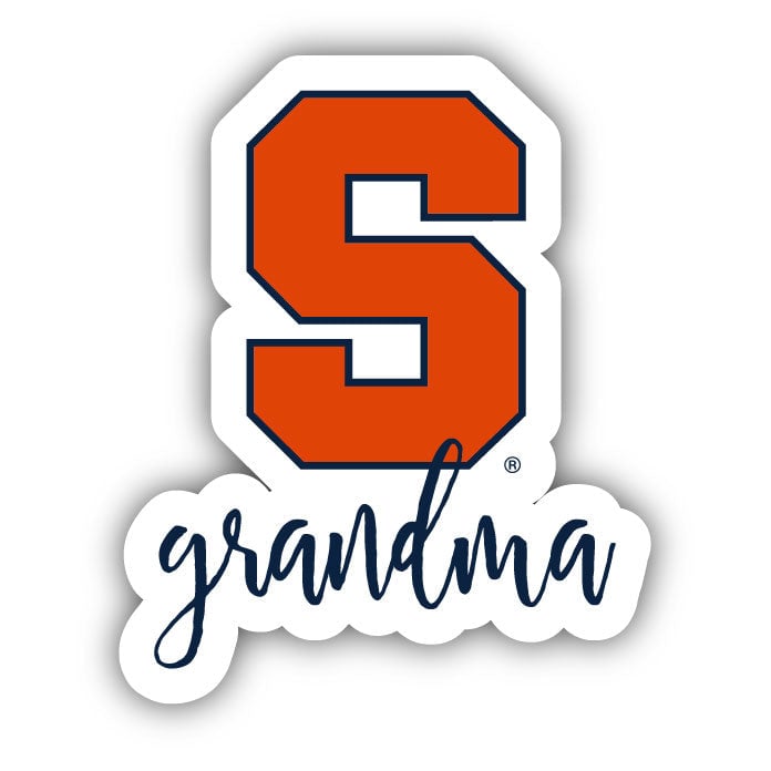 Syracuse Orange Proud Grandma 4-Inch NCAA High-Definition Magnet - Versatile Metallic Surface Adornment Image 1