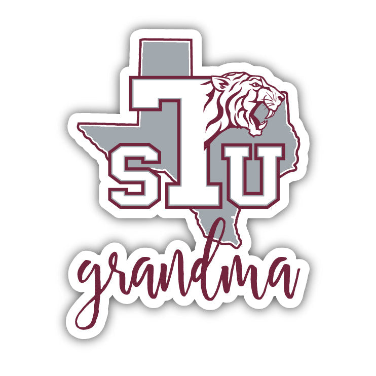 Texas Southern University 4 Inch Proud Grandma Magnet Image 1