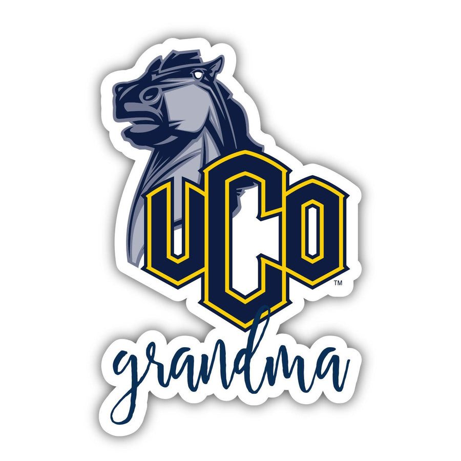 University of Central Oklahoma Bronchos 4 Inch Proud Grandma Magnet Image 1