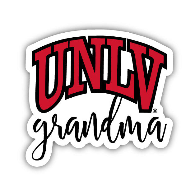 UNLV Rebels 4 Inch Proud Grandma Magnet Image 1
