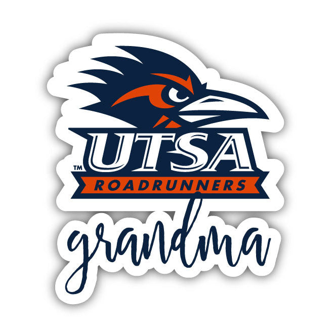 UTSA Road Runners Proud Grandma 4-Inch NCAA High-Definition Magnet - Versatile Metallic Surface Adornment Image 1