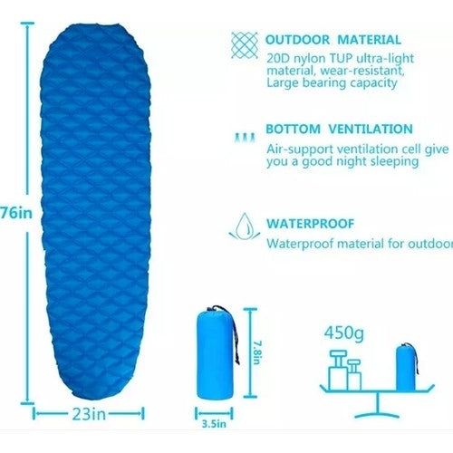 Outdoor Nation Inflating Foldable Camping Mattress/Pad Image 4