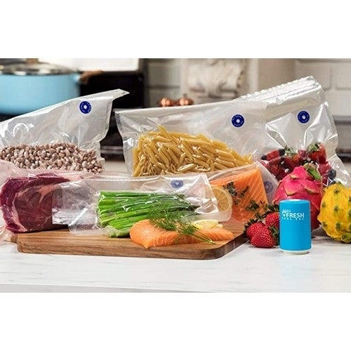 Always Fresh Vacuum Food Sealer + 6 Reusable Bags Image 2