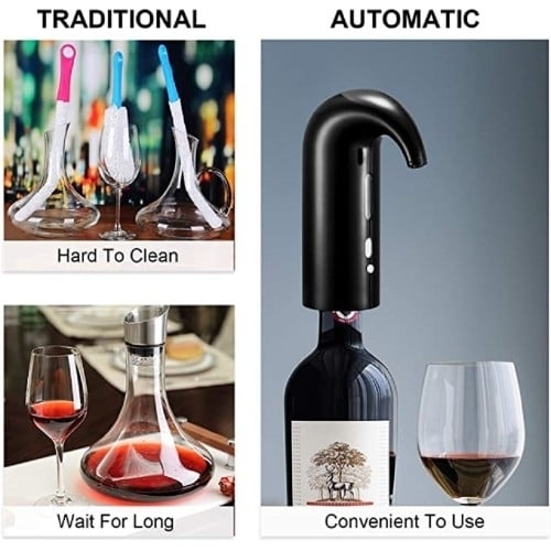 Eravino Electric Wine AeratorElectric Wine Pourer Dispenser Image 4
