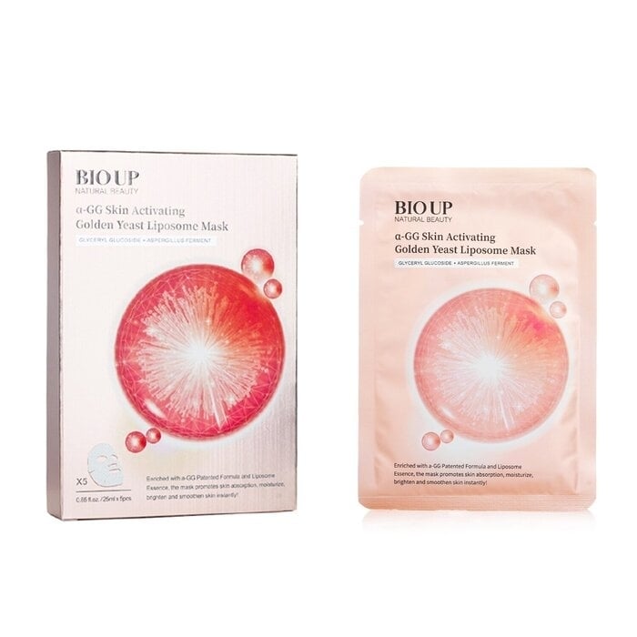 Natural Beauty - BIO UP a-GG Skin Activating Golden Yeast Liposome Mas(5x25ml/0.84oz) Image 2
