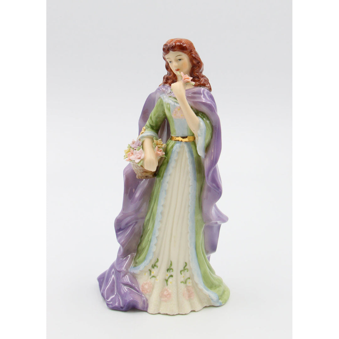 Ceramic Irish Lady Figurine 8 Inch Vintage  or Her Image 3