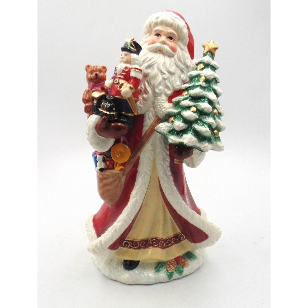 Ceramic Santa Statue 8x6.75x14.875 Image 3