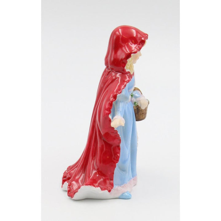 Ceramic Little Red Riding Hood Figurine 4x275x55  Daughter Image 3