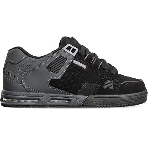 Globe Mens Sabre Skate Shoe Black Phantom Split GBSABR-20522 Action Nubuck Image 1