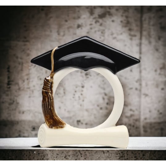 Ceramic Graduation Hat Photo Frame 4.75x4.5 Inch Image 2