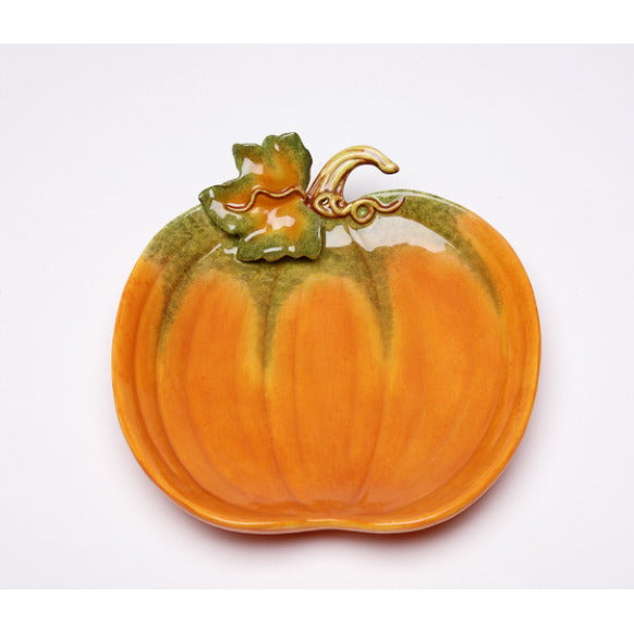 Ceramic Halloween Set Of 4 Pumpkin PlateHome DcorKitchen DcorFall DcorThanksgiving Dcor Image 2
