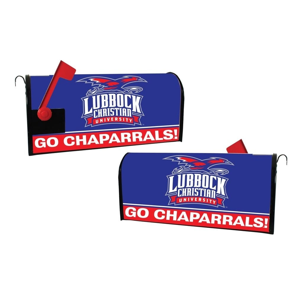 Lubbock Christian University Chaparral NCAA Officially Licensed Mailbox Cover Image 1