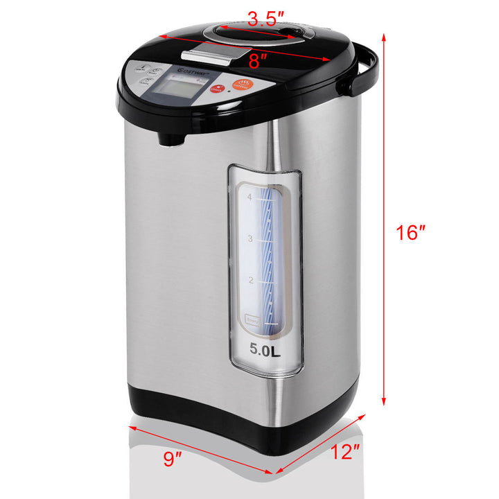 5-Liter LCD Water Boiler and Warmer Electric Hot Pot Kettle Hot Water Dispenser Image 3